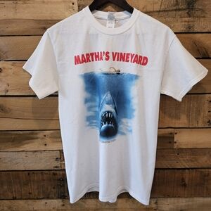 Men's/Unisex Martha's Vineyard "JAWS" Souvenir T-shirt Size M